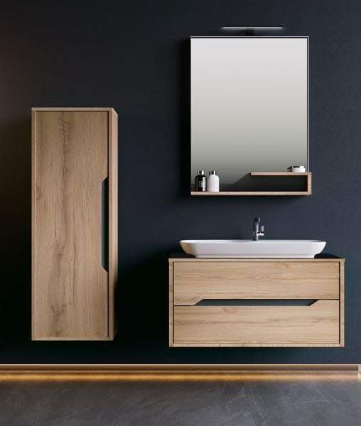 Orka Galia 80 cm Legnano Banyo Dolabı