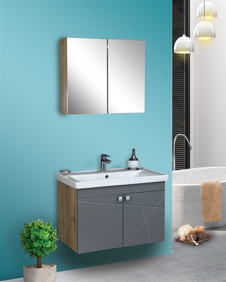 Fym Varna Banyo Dolabı 80 Cm