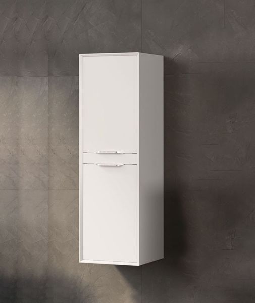 Orka Clay 100 cm Beyaz Tek Çekmeceli Banyo Dolabı
