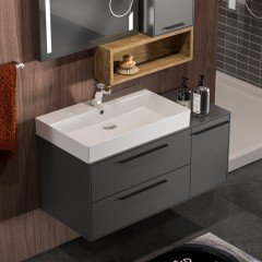 Belinza Urban 100 cm Banyo Dolabı Gri