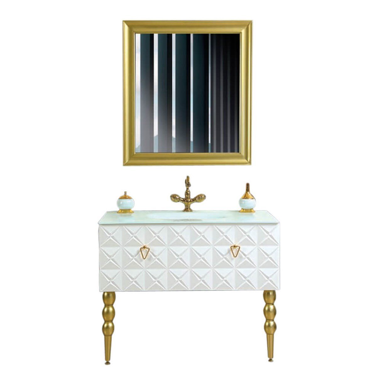 Fym Sultan Banyo Dolabı 100 Cm Beyaz