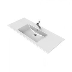 Turkuaz ibiza Etajerli Lavabo 121 cm Tek Hazneli