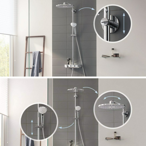 Grohe Euphoria SmartControl 310 Duo Termostatik Bataryalı Duş Kolonu