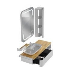 Belinza Cassa 130 cm Banyo Dolabı