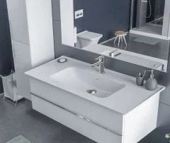 Turkuaz Blue Etajerli Lavabo 100 cm