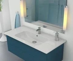 Turkuaz Blue Etajerli Lavabo 100 cm