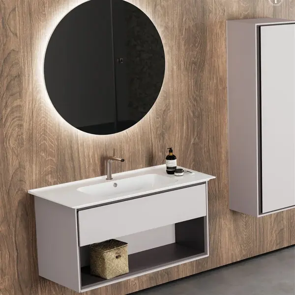 Turkuaz Blue Etajerli Lavabo 100 cm