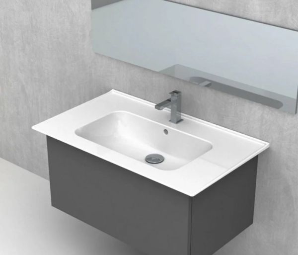 Turkuaz Blue Etajerli Lavabo 60 cm