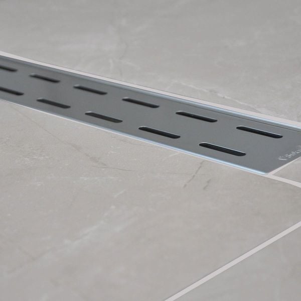 Sukar Line 6 40 cm Slot Izgaralı Krom Duş Kanalı