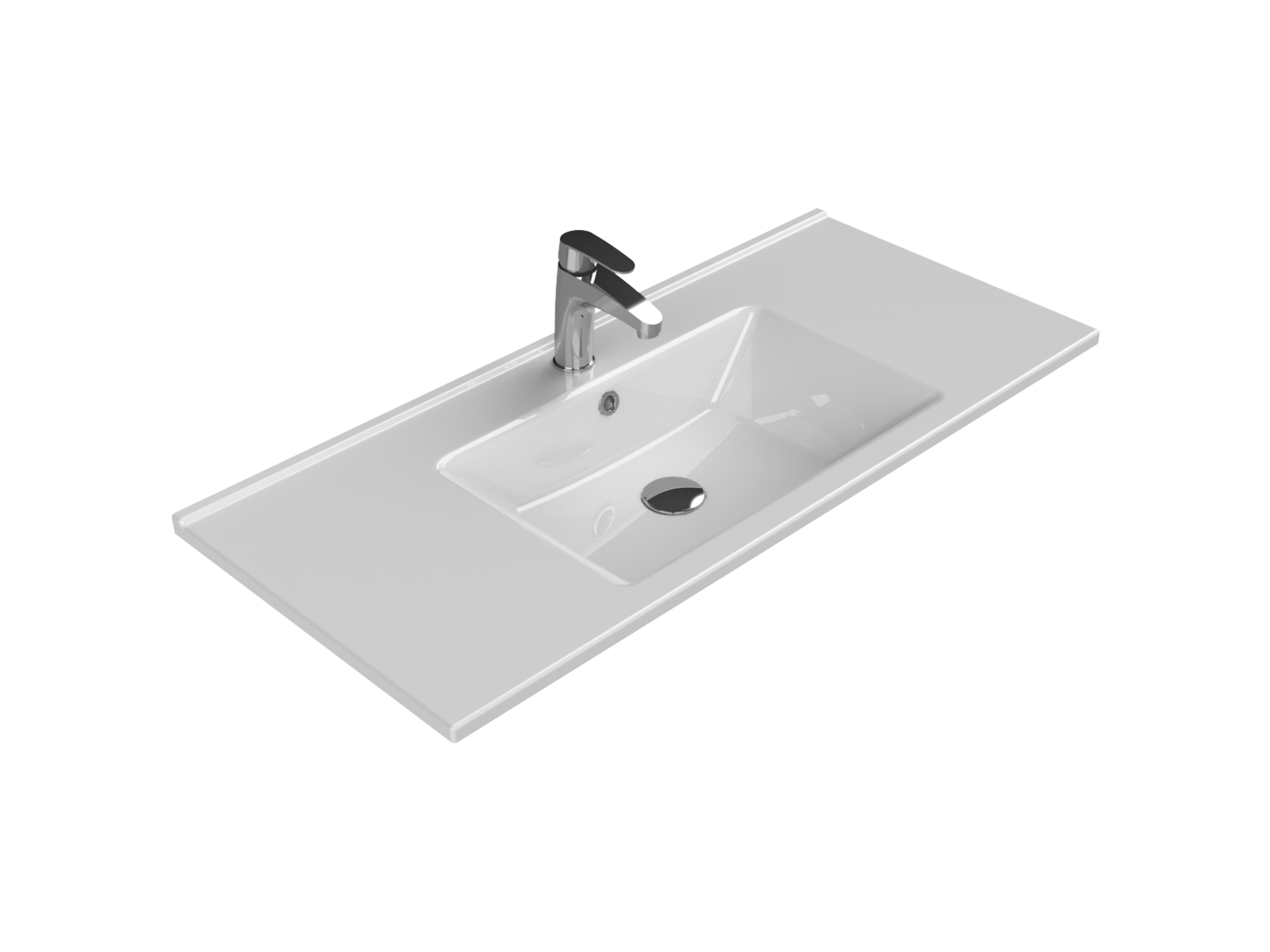 Turkuaz Arte Etajerli Lavabo 100 cm