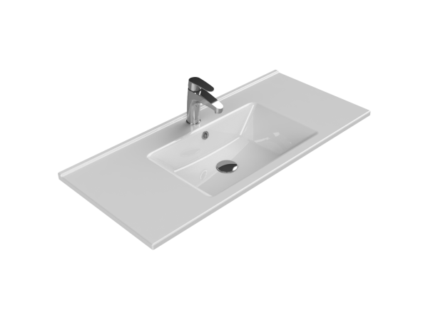 Turkuaz Arte Etajerli Lavabo 100 cm