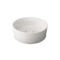 BOCCHI Vessel Çanak Lavabo,38 cm, Parlak Beyaz