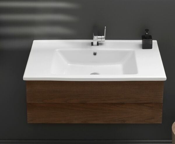 Turkuaz Arte Etajerli Lavabo 75 cm