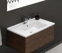 Turkuaz Arte Etajerli Lavabo 65 cm