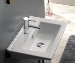 Turkuaz Arte Etajerli Lavabo 65 cm