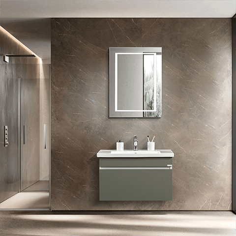 Bagnora Kayer 65 cm Taş Gri Banyo Dolabı