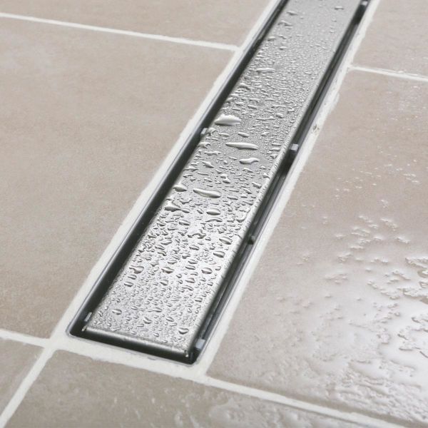 Sukar Line 4E 50 cm Plain Izgaralı Krom Duş Kanalı