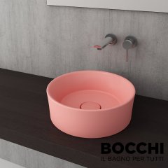 BOCCHI Vessel Çanak Lavabo,38 cm, Mat Somon