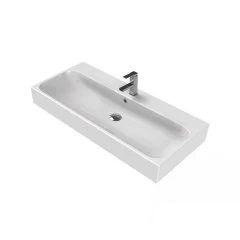 Turkuaz Pinto Etajerli Lavabo 100 cm