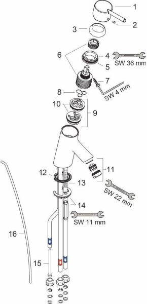Hansgrohe Talis Select S Lavabo Bataryası