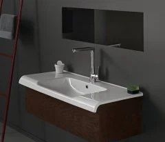 Turkuaz Anova Etajerli Lavabo 100 cm