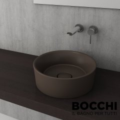 BOCCHI Vessel Çanak Lavabo,38 cm Mat Kahve