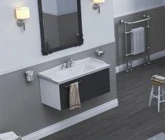 Turkuaz Kapadokya Etajerli Lavabo 80 cm