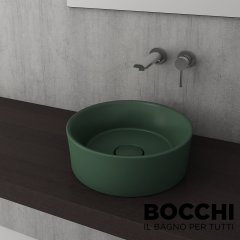BOCCHI Vessel Çanak Lavabo,38 cm Mat Yeşil