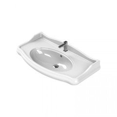 Turkuaz 1837 Etajerli Lavabo, 100 cm