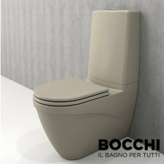 BOCCHI Taormina Pro Klozet Rezervuar Takımı, Mat Kaşmir Yavaş Kapanan Klozet Kapağı Dahil