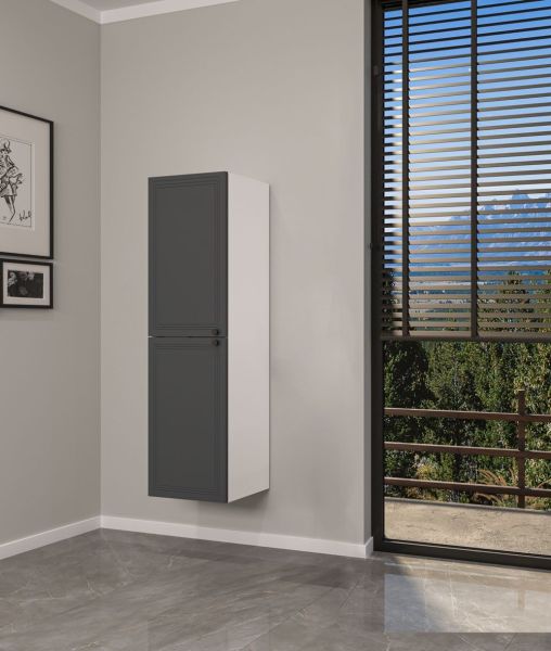 Orka Rio 65 cm Antrasit Banyo Dolabı