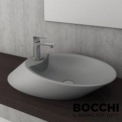BOCCHI Vessel Çanak Lavabo, 70 cm Mat Gri