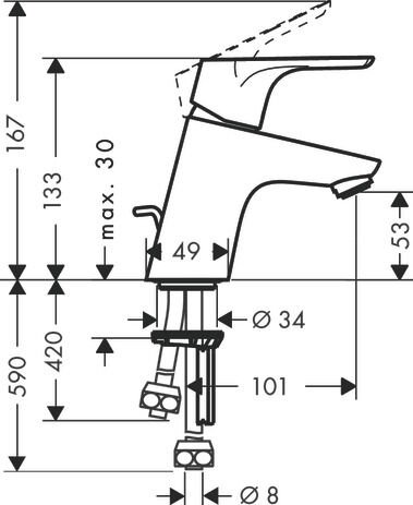 Hansgrohe Focus Lavabo Bataryası