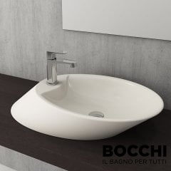 BOCCHI Vessel Çanak Lavabo 70 cm Parlak Bisküvi