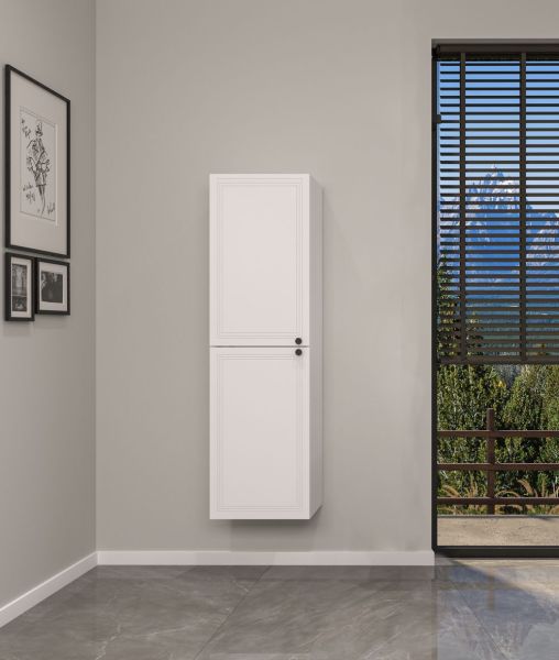 Orka Rio 80 cm Beyaz Banyo Dolabı