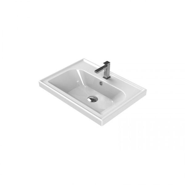 Turkuaz  Frame Etajerli Lavabo, 60 cm
