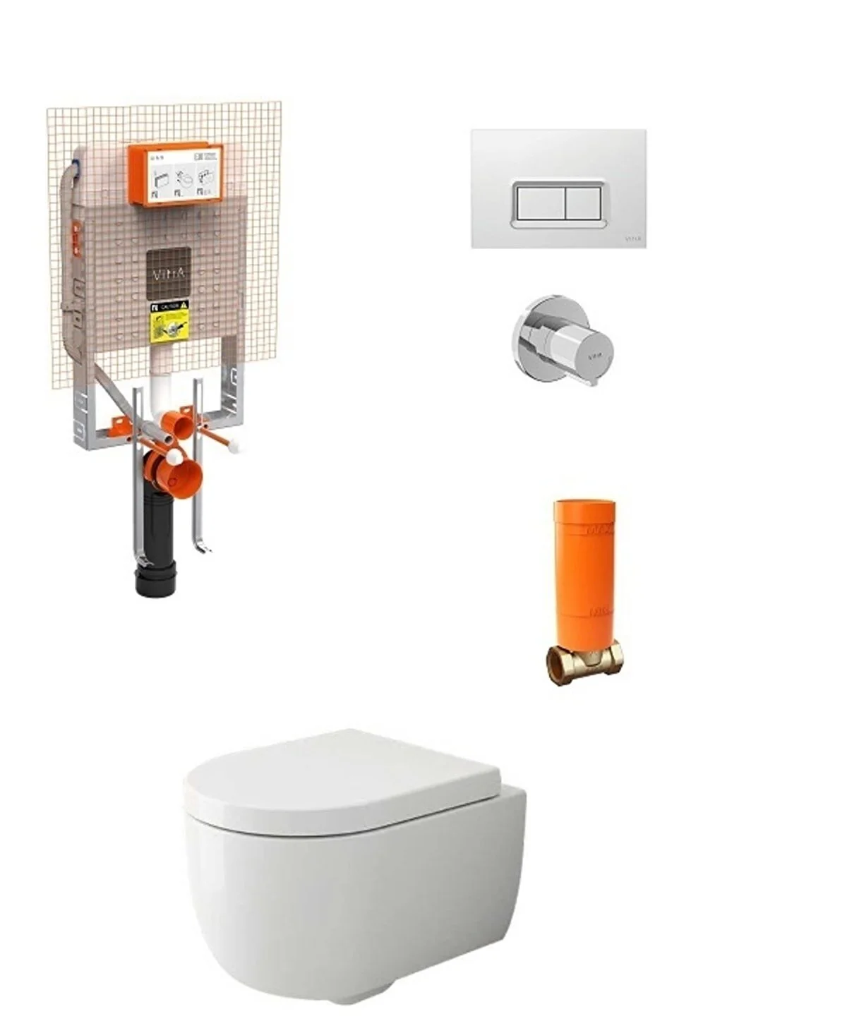 Classis Asma Klozet Vitra Gömme Rezervuar Seti VTR20