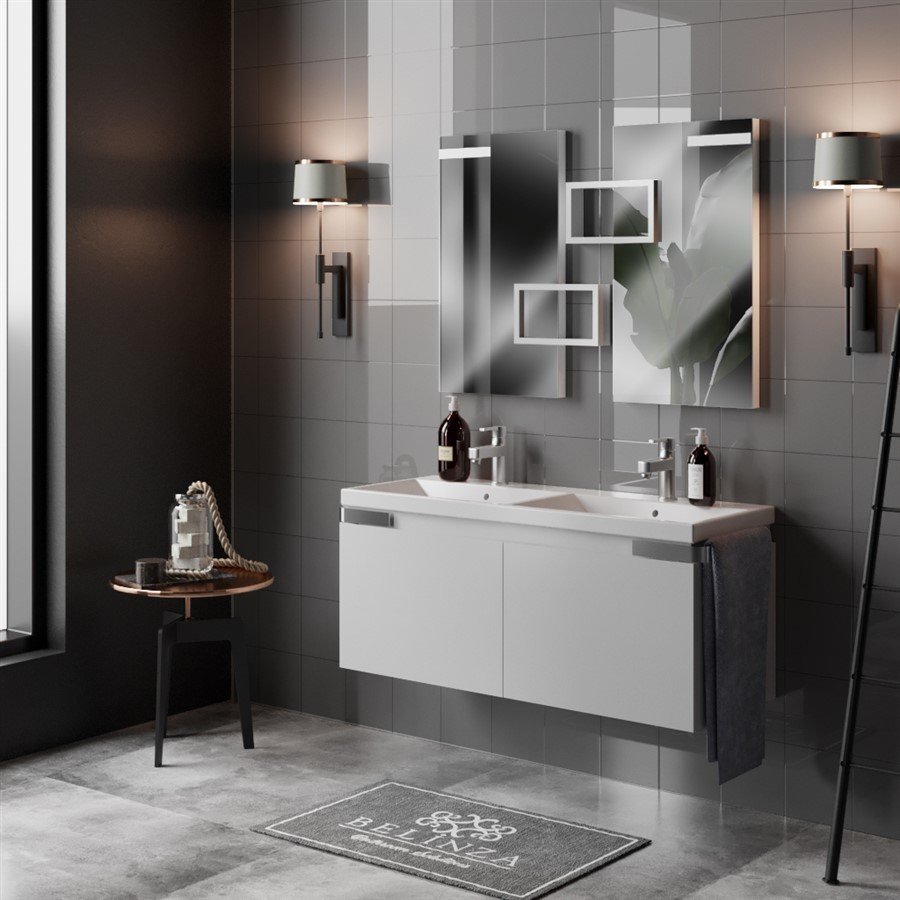 Belinza Logan 120 cm Banyo Dolabı Beyaz