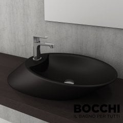 BOCCHI Vessel Çanak Lavabo 70 cm (Mat Siyah)