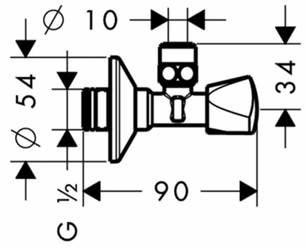 Hansgrohe Taharet Musluğu E-DN 15