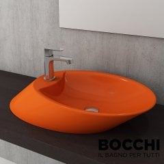 BOCCHI Vessel Çanak Lavabo 70 cm (Parlak Turuncu)