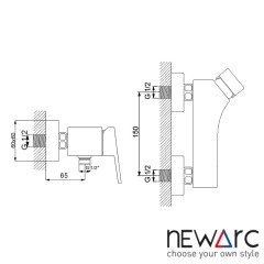 NEWARC Sılver Duş Bataryası