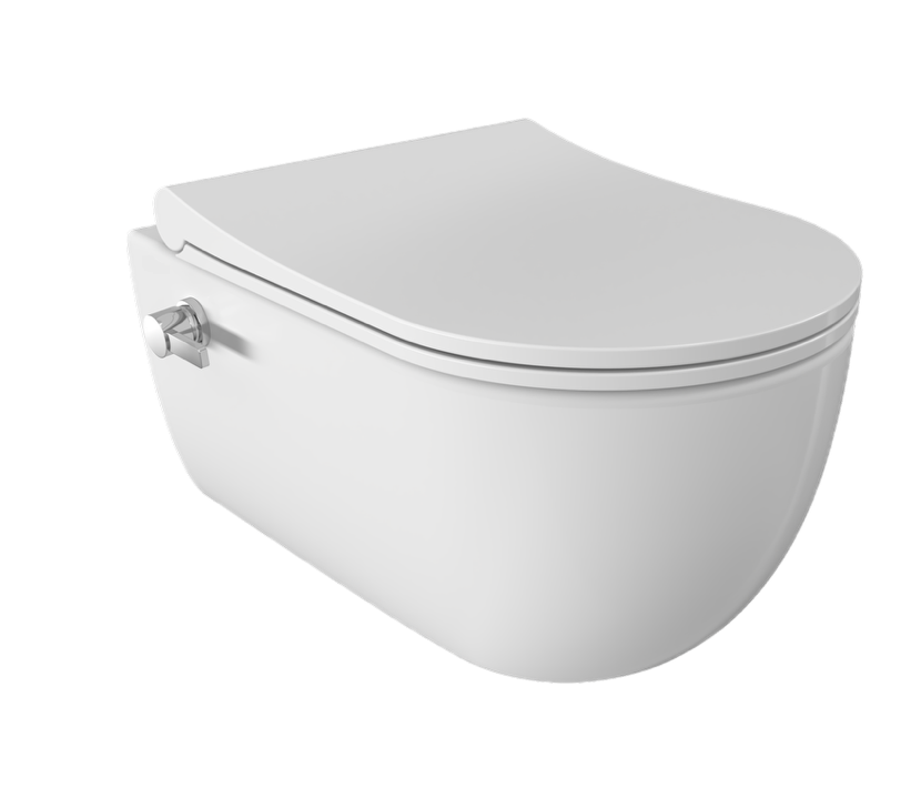 Classis Entegre Ara Musluklu Kanalsız Beyaz Asma Klozet