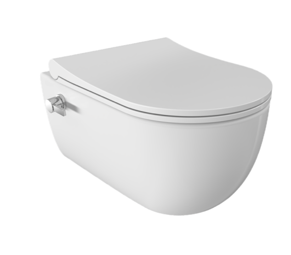 Classis Entegre Ara Musluklu Kanalsız Beyaz Asma Klozet