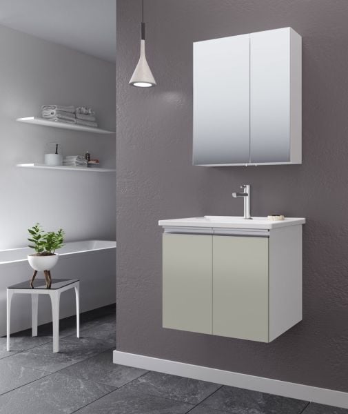 Orka Terme Kapaklı 80 cm Parlak Kaşmir Banyo Dolabı boy dolabı istemiyorum