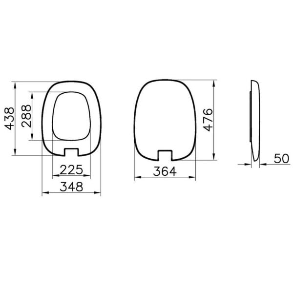 Vitra Plural Klozet Kapağı, Metal Menteşeli, Yavaş Kapanır, Mat Bej
