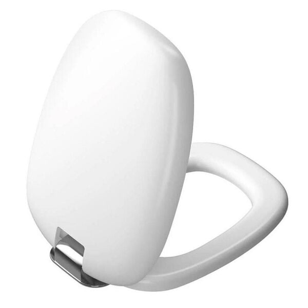 Vitra Plural Klozet Kapağı, Metal Menteşeli, Yavaş Kapanır, Mat Beyaz