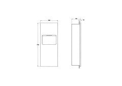 Artema Arkitekta Kağıt Havluluk + Çöp Kovası