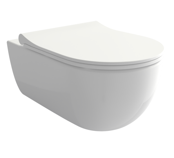 Classis Asma Klozet Kanalsız Beyaz Dropalst Yavaş Kapanan Kapak