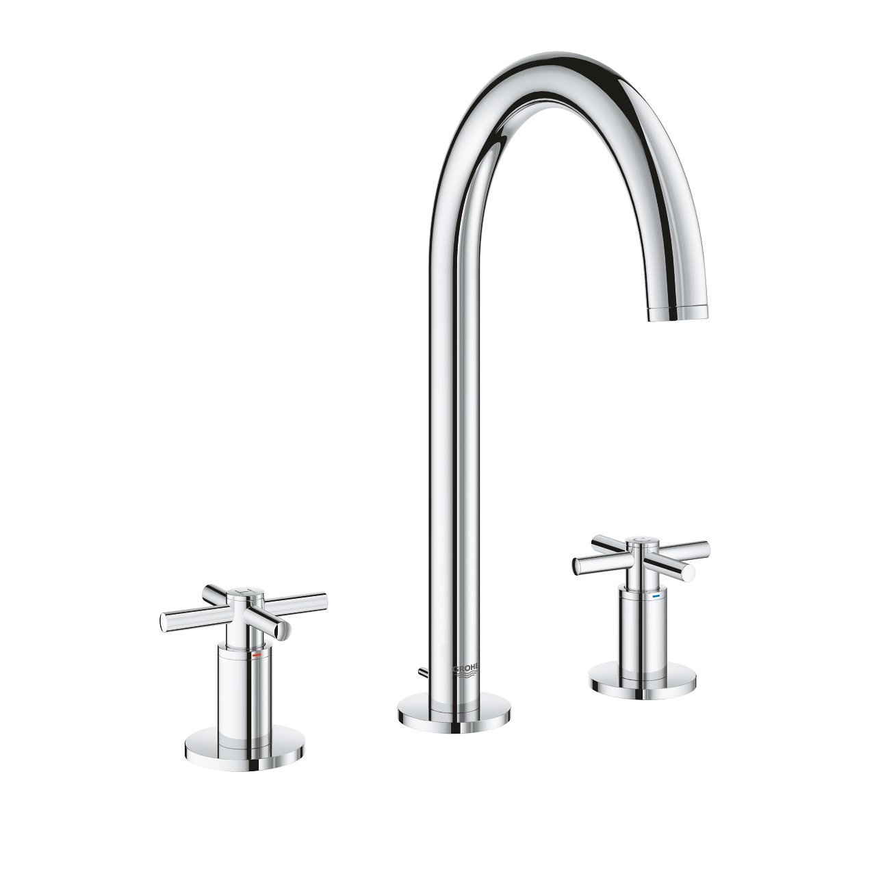 GROHE ATRİO 3 DELİKLİ LAVABO BATARYASI 1/2″ M-BOYUT